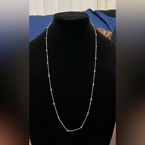 Elegant Gold Tone 30” Necklace